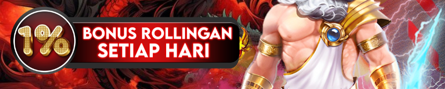 BONUS ROLLINGAN 1% SLOT & LIVE CASINO SETIAP HARI SUNTIK4D